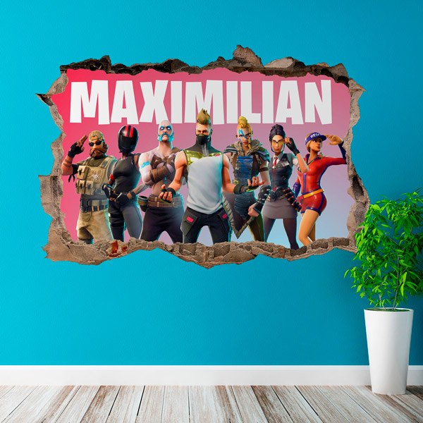 Vinilos Decorativos: Fortnite Personalizado