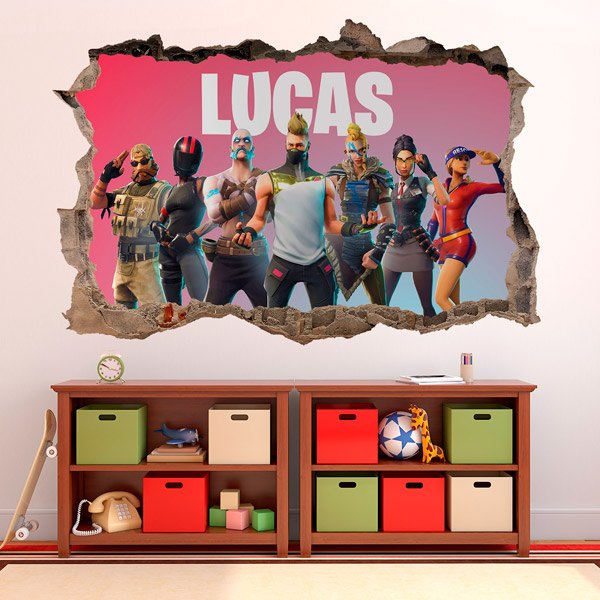 Vinilos Decorativos: Fortnite Personalizado