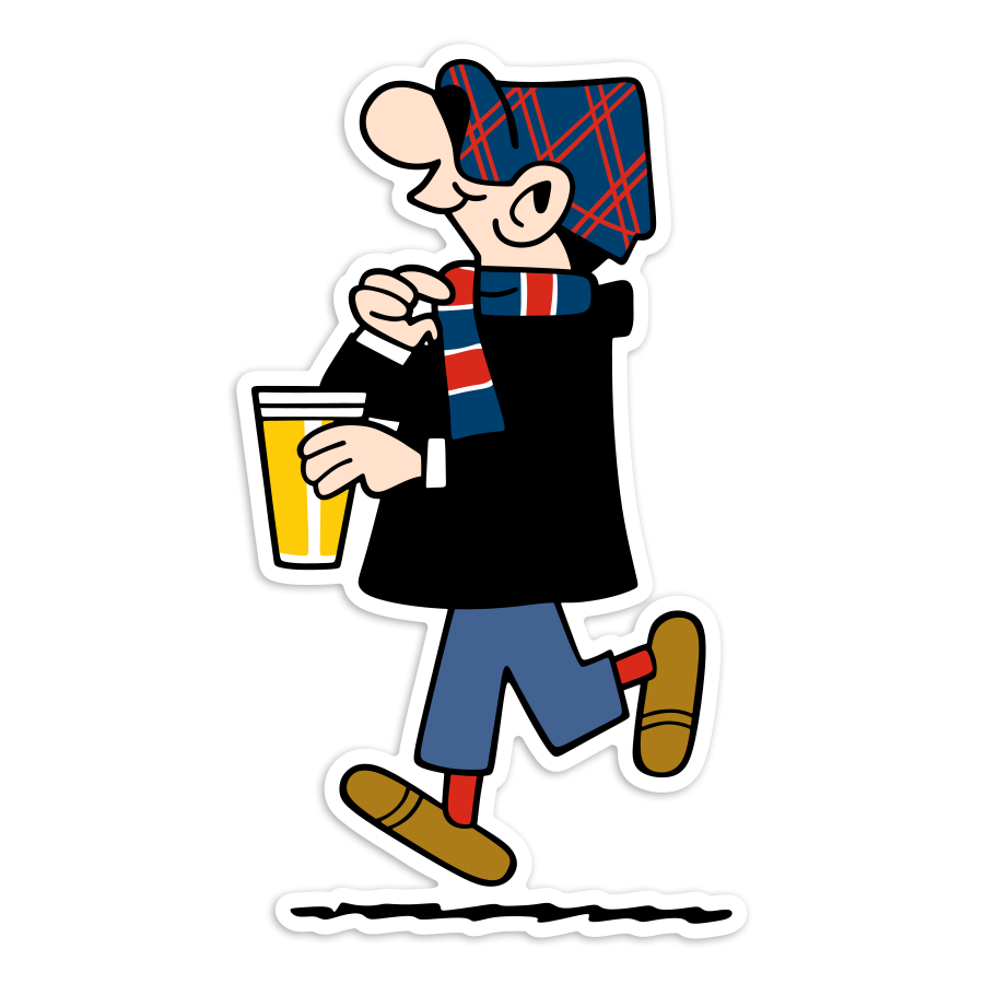 Pegatinas: Andy Capp Ultra PSG Supporter