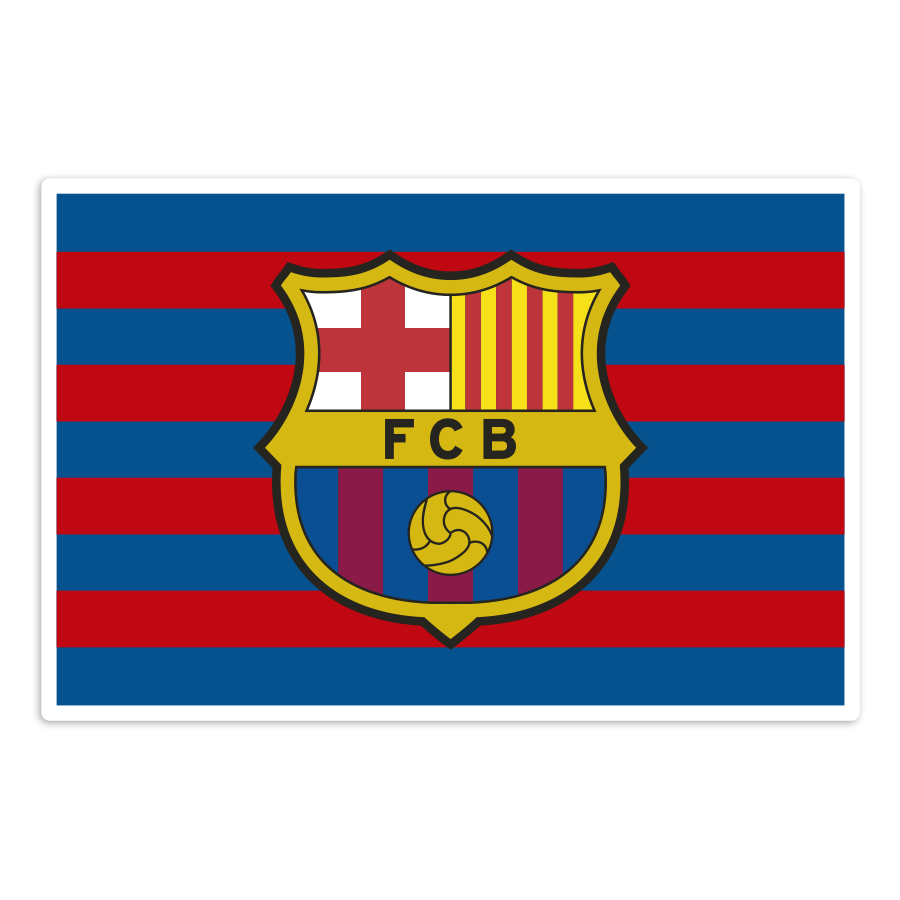 Pegatinas: Bandera FC Barcelona