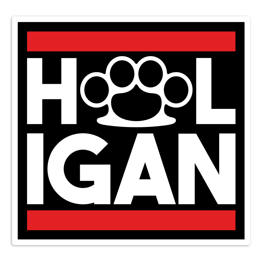 Pegatinas: Hooligan Puño Americano