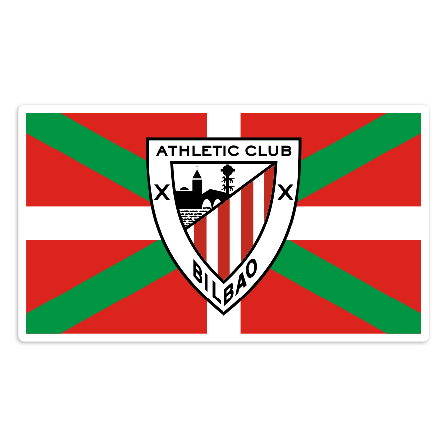 Pegatinas: Ikurriña y Escudo Athletic Bilbao