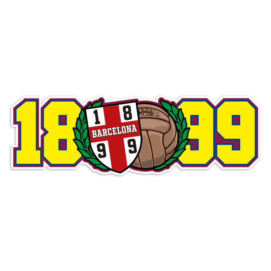 Pegatinas: FC Barcelona 1899 Emblema Histórica