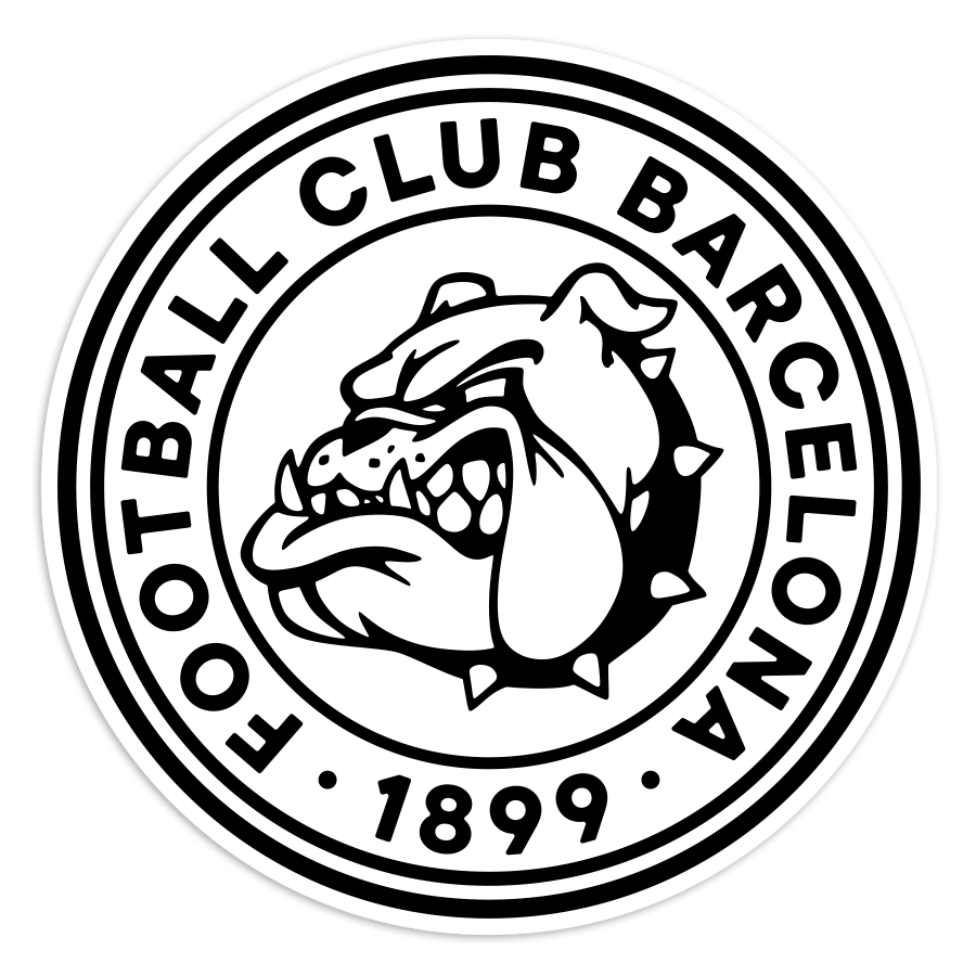 Pegatinas: 1899 Bulldog Football Club Barcelona