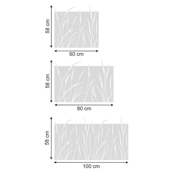 Vinilos Decorativos: Espigas de Trigo para ventana