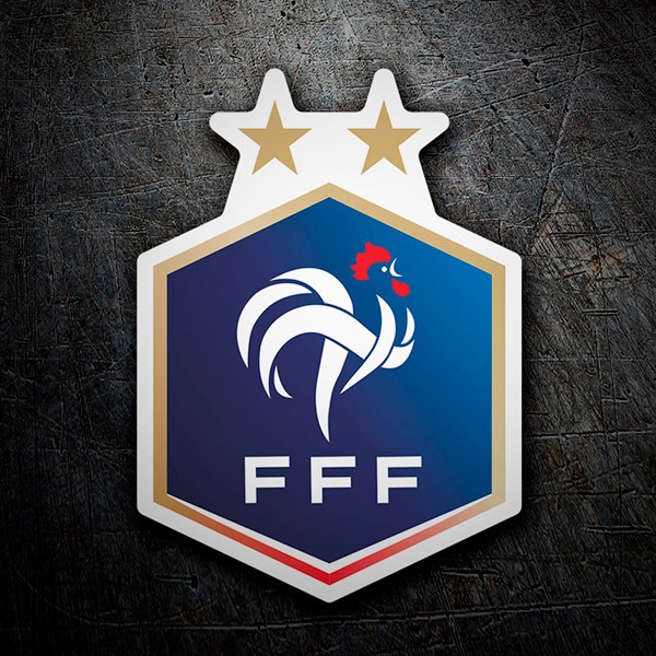 Pegatinas: Francia - Escudo de Fútbol
