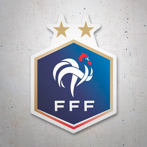 Pegatinas: Francia - Escudo de Fútbol