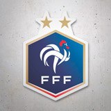 Pegatinas: Francia - Escudo de Fútbol 3