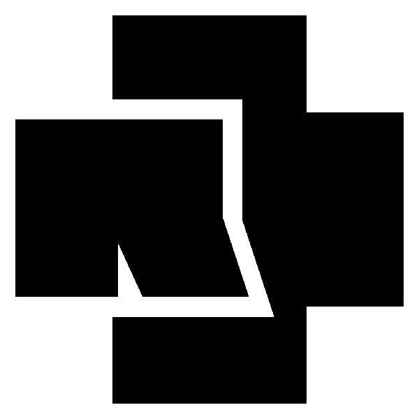 Pegatina Rammstein Logo