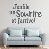 Vinilos Decorativos: J`enfile un Sourire et j`arrive 3