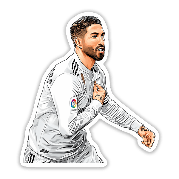 Pegatinas: Sergio Ramos