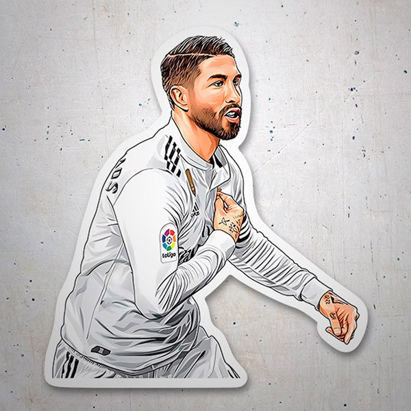 Pegatinas: Sergio Ramos