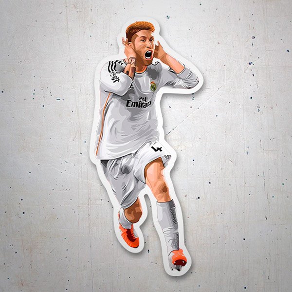 Pegatinas: Sergio Ramos celebration