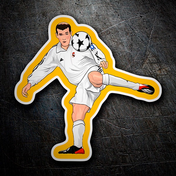 Pegatinas: Volea Zidane