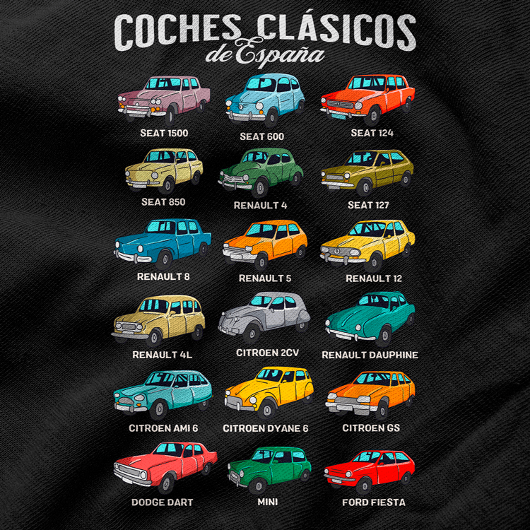 Camisetas: Coches Clásicos De España