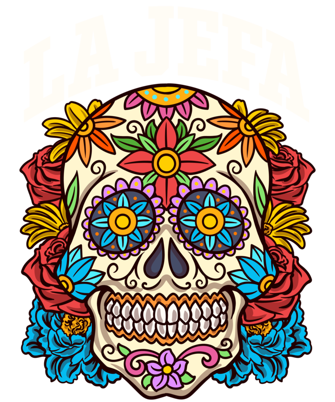 Camisetas: Camiseta Catrina con texto 'La Jefa'