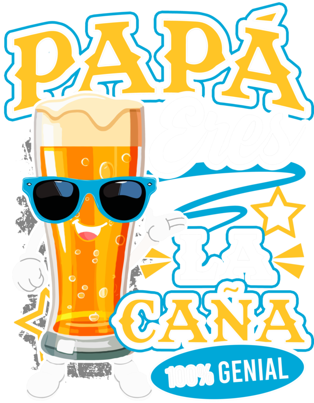 Camisetas: Papá Eres La Caña Cerveza