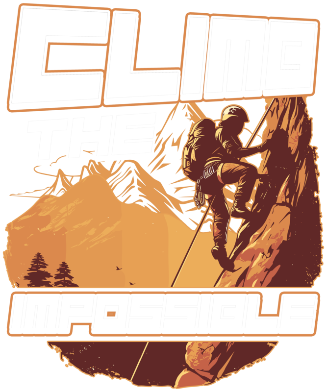 Camisetas: Climb the Impossible Adventure