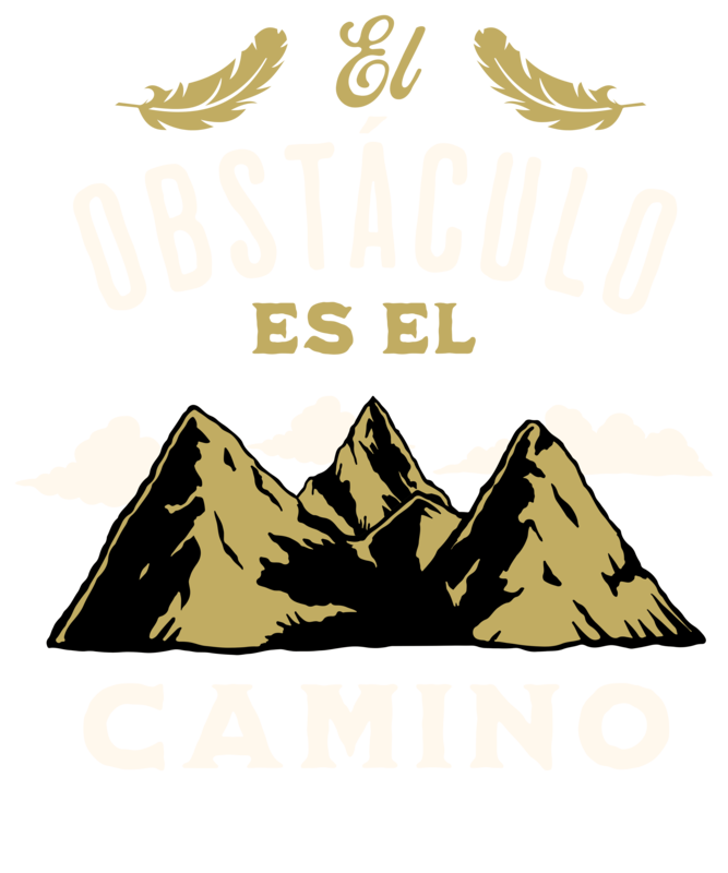 Camisetas: Obstáculo Es El Camino Motivación