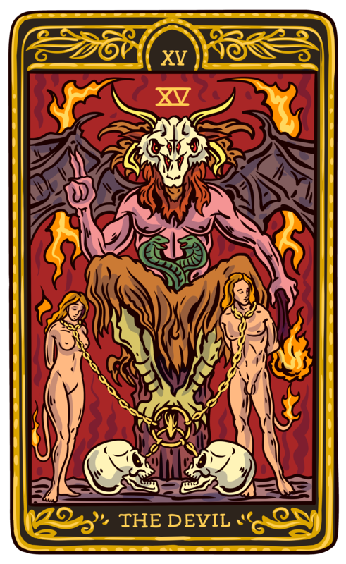 Camisetas: Carta del Tarot El Diablo