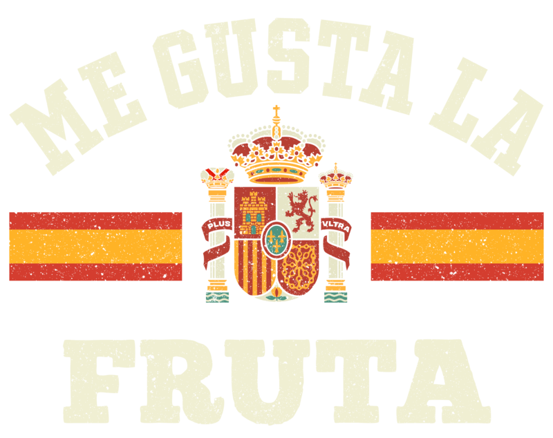 Camisetas: Me Gusta La Fruta Escudo de España