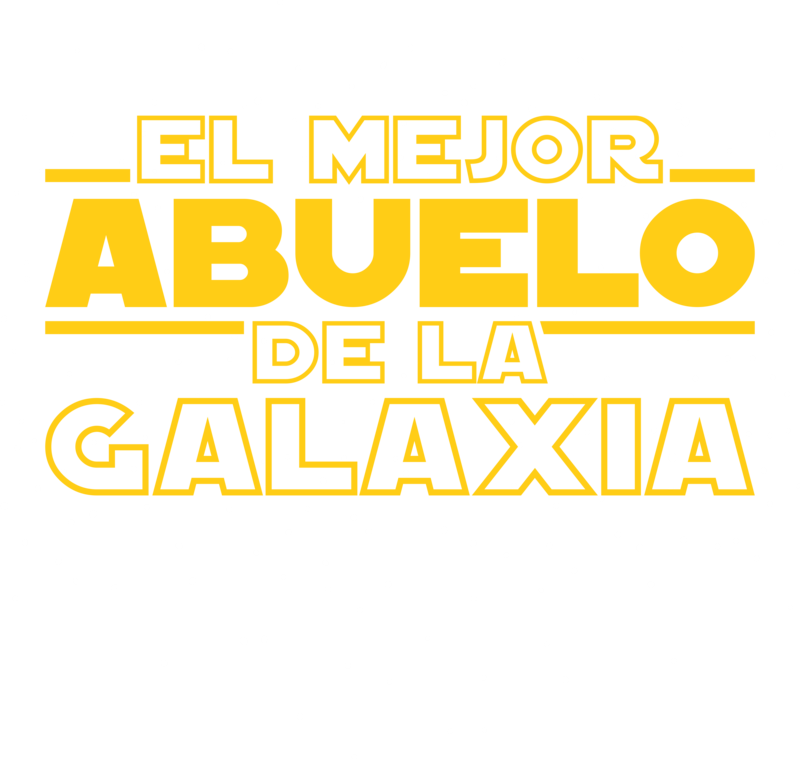 Camisetas: El Mejor Abuelo de la Galaxia