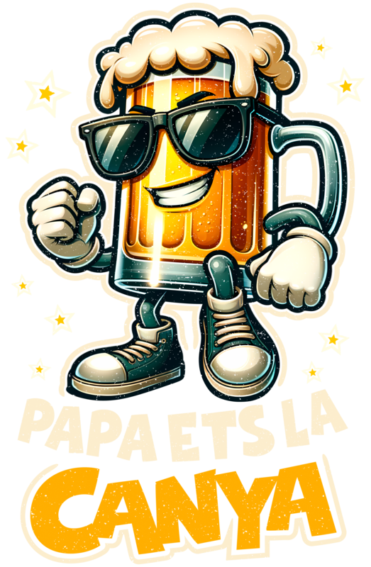 Camisetas: Papa ets la Canya Cerveza