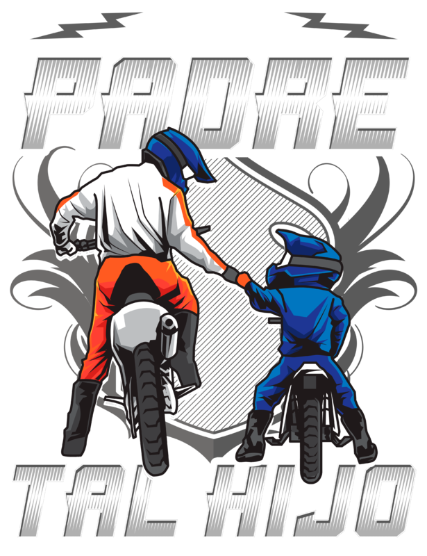 Camisetas: De Tal Padre Tal Hijo Motocross