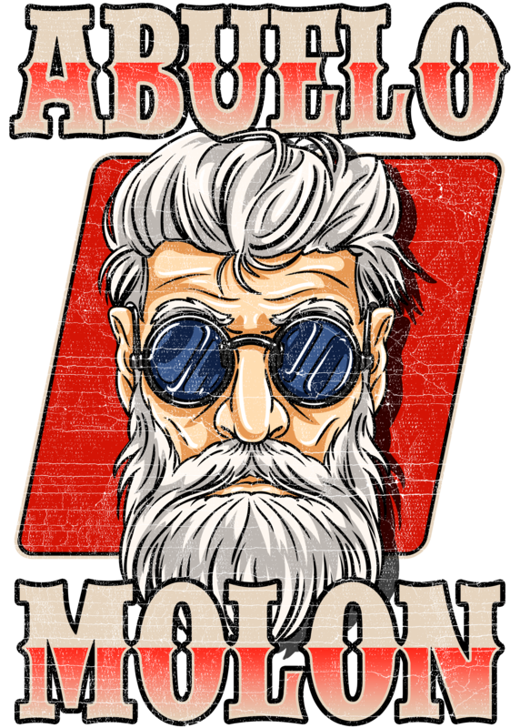 Camisetas: Abuelo Molón Barbudo