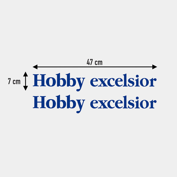 Vinilos autocaravanas: Hobby excelsior