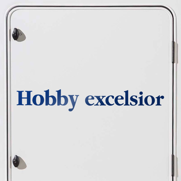 Vinilos autocaravanas: Hobby excelsior