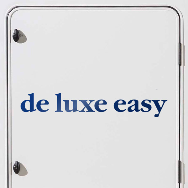 Vinilos autocaravanas: De luxe easy